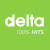 Delta FM - 100% Hits Logo