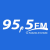 Evolucion 95.5 FM Logo