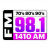 FM 98.1/1410 AM - KOOQ Logo