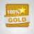 Hit Radio - 100% Gold Logo