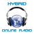 Hybrid Online Radio Logo