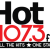 Hot 107.3 - KQDR Logo