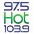 HOT 97.5/103.9 - KMVA Logo