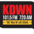 KDWN 101.5 FM 720 AM - K268CS Logo