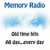Memory Radio Logo