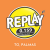 Playradios - REPLAY Palmas Logo
