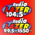 Radio Lazer 104.5 FM 99.5 FM 1550 AM - KWRN Logo