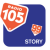 Radio 105 - 105 Story Logo