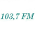 Rádio das Águas 103,7 FM Logo