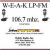 WEAK FM 106.7 Logo