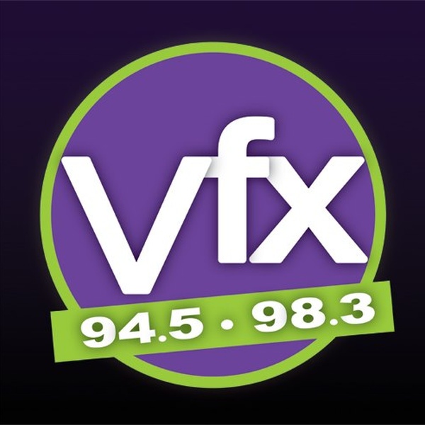 Vfx 94.5-98.3 - K288BU Logo